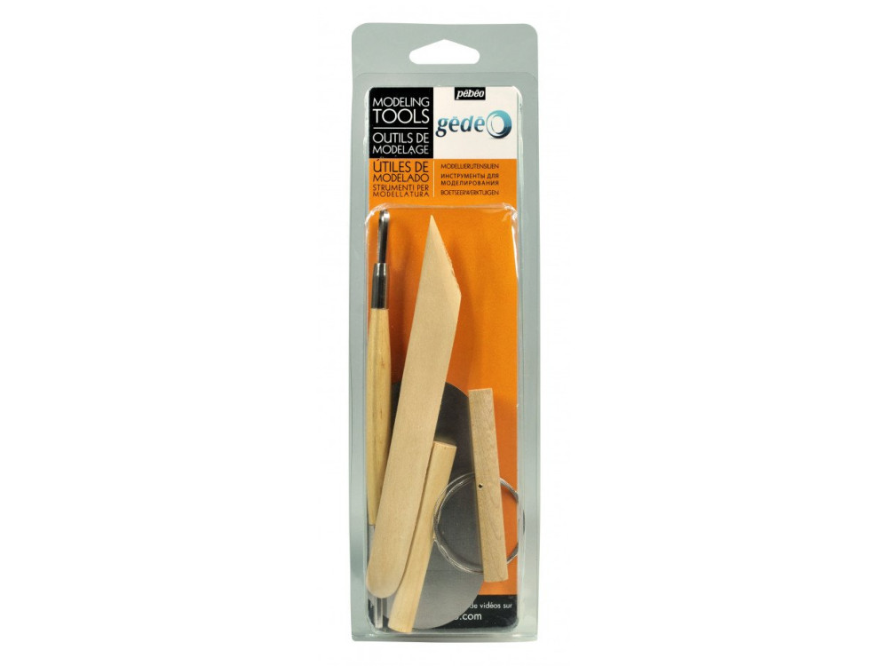 Set of modeling tools Gédéo - Pébéo - 4 pcs.