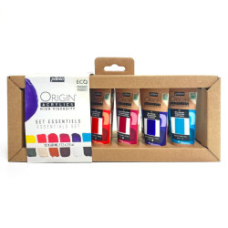 Set of Essentials Origin Acrylics High Viscosity acrylic paints - Pébéo - 12 x 60 ml