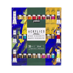 Set of Studio Acrylics paints - Pébéo - 30 x 20 ml