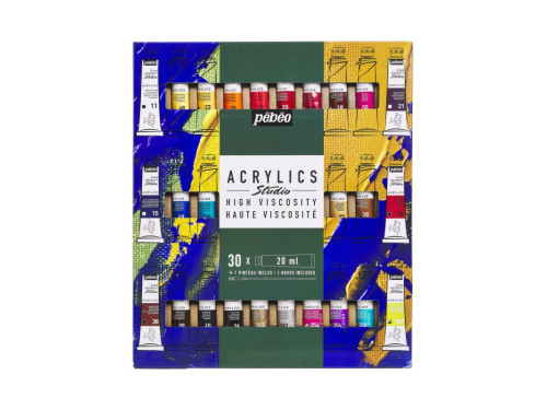 Set of Studio Acrylics paints - Pébéo - 30 x 20 ml