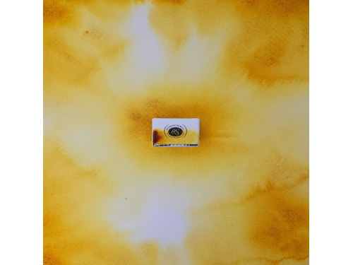 Aquarius watercolor paint - Roman Szmal - 380, Nickel Azo Gold, pan