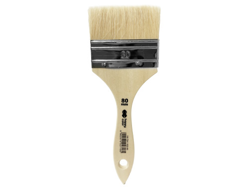 Hog bristle flat brush - Happy Color - no. 80