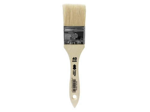Hog bristle flat brush - Happy Color - no. 40