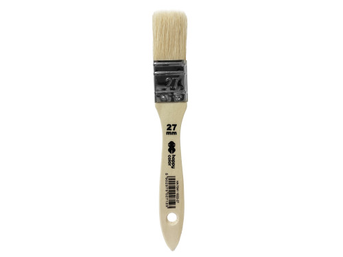 Hog bristle flat brush - Happy Color - no. 27