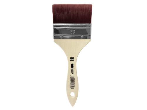 Synthetic flat Red Wine brush - Happy Color - no. 80