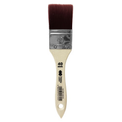 Synthetic flat Red Wine brush - Happy Color - no. 40