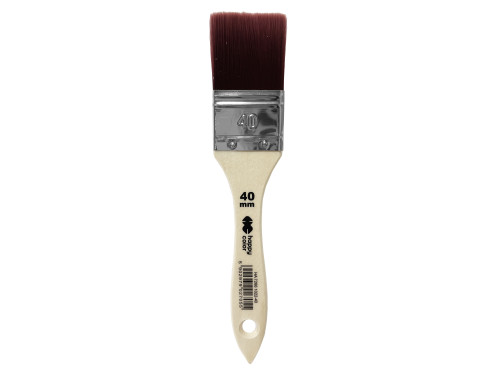 Synthetic flat Red Wine brush - Happy Color - no. 40