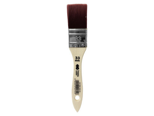 Synthetic flat Red Wine brush - Happy Color - no. 33