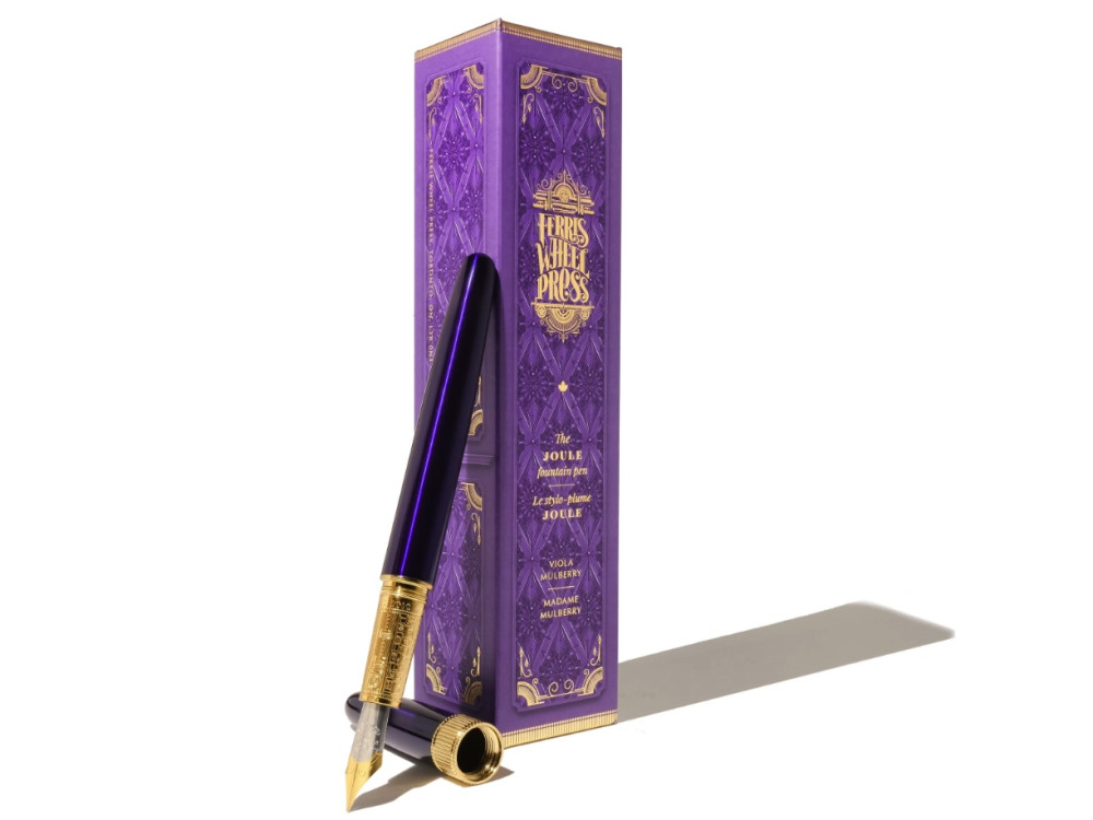 Joule Fountain Pen - Ferris Wheel Press - Viola Mulberry, F