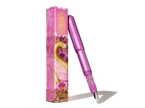Aluminium Carousel Fountain Pen - Ferris Wheel Press - Serpentine Blooms, F
