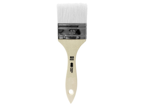Synthetic nylon flat brush - Happy Color - no. 60