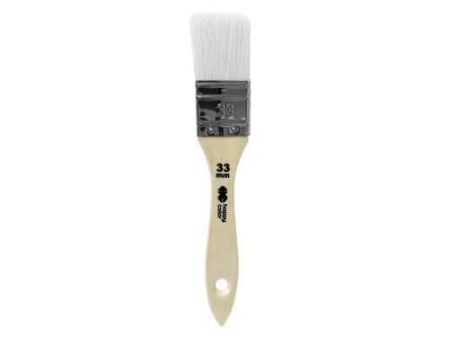 Synthetic nylon flat brush - Happy Color - no. 33