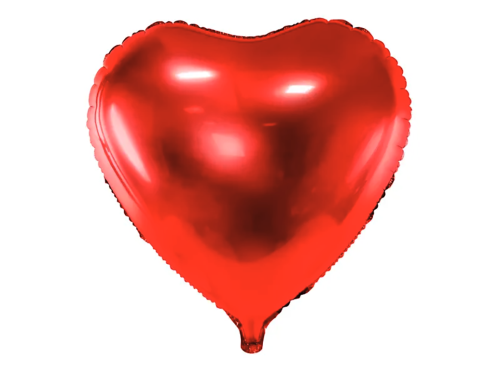 Foil balloon Heart - red, 35 cm