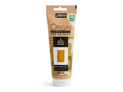 Origin Acrylics acrylic paint - Pébéo - 30, Yellow Ochre, 120 ml