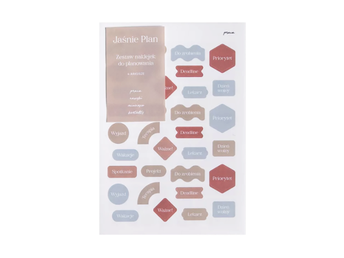 Planning stickers - Jaśnie Plan