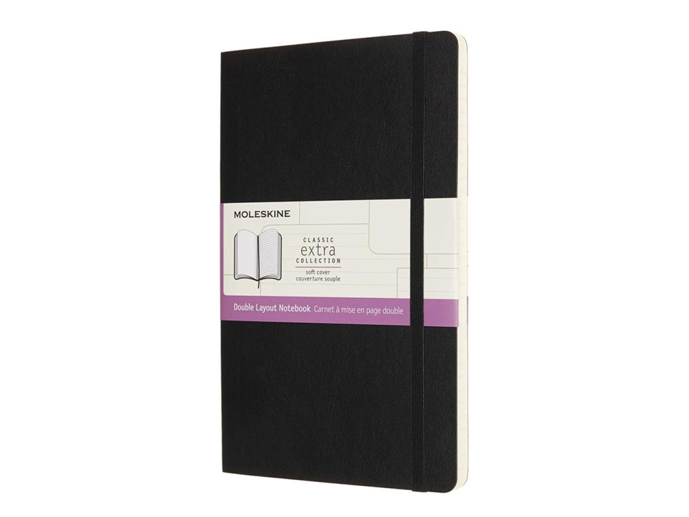 Plain/ruled notebook Classic 13 x 21 cm - Moleskine - Black softcover