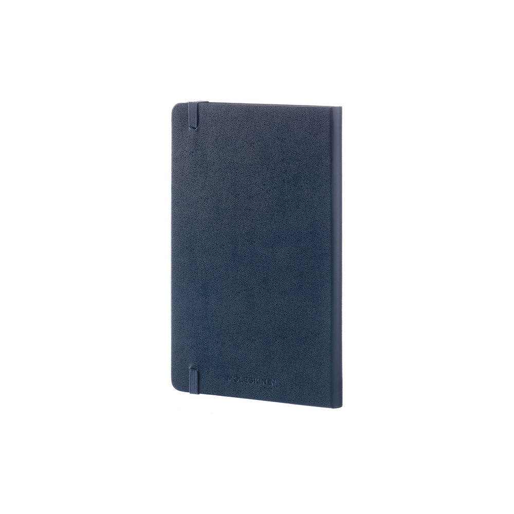 Notatnik gładki Classic 13 x 21 cm - Moleskine - granatowy, twarda okładka