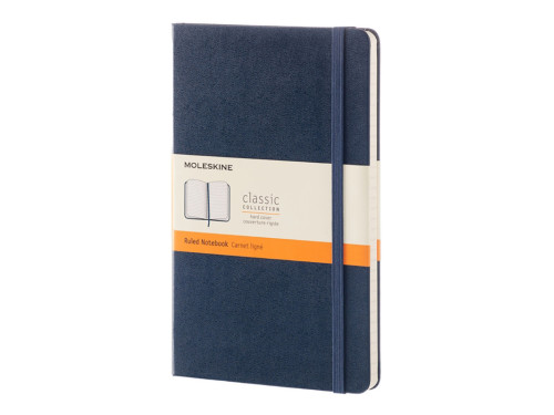 Ruled notebook Classic 13 x 21 cm - Moleskine - Sapphire Blue hardcover