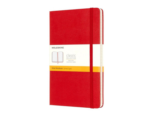 Ruled notebook Classic 13 x 21 cm - Moleskine - Red hardcover