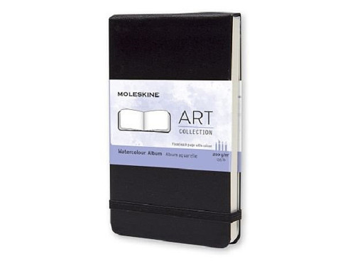 Szkicownik do akwareli Art Collection 9 x 14 cm - Moleskine - twarda okładka 200 g/m2