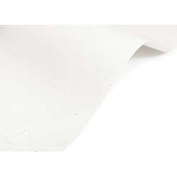 Papier Curious Particles 120g - White Java złamana biel A4