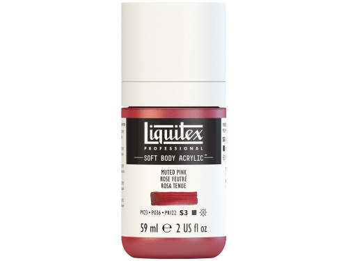 Farba akrylowa Soft Body - Liquitex - Muted Pink, 59 ml