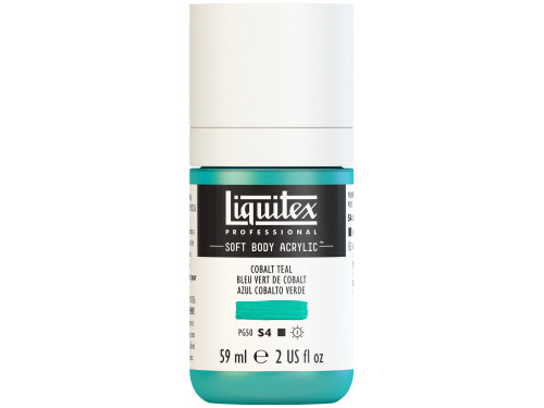 Farba akrylowa Soft Body - Liquitex - Cobalt Teal Row, 59 ml