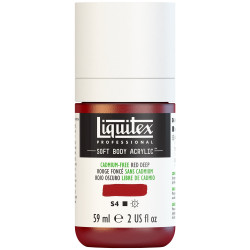 Acrylic Soft Body paint - Liquitex - Cadmium Free Red Deep, 59 ml