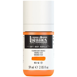 Acrylic Soft Body paint - Liquitex - Fluo Orange, 59 ml