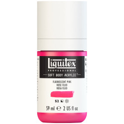 Acrylic Soft Body paint - Liquitex - Fluo Pink, 59 ml