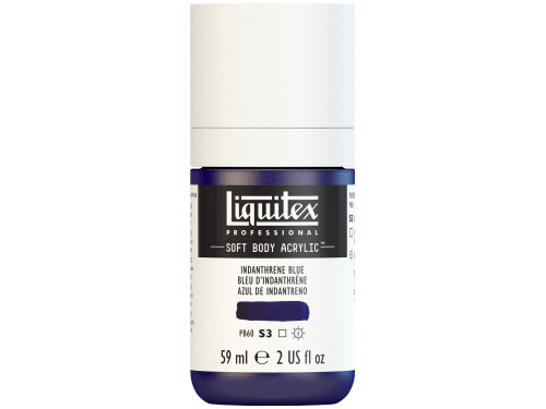 Acrylic Soft Body paint - Liquitex - Indanthrene Blue, 59 ml