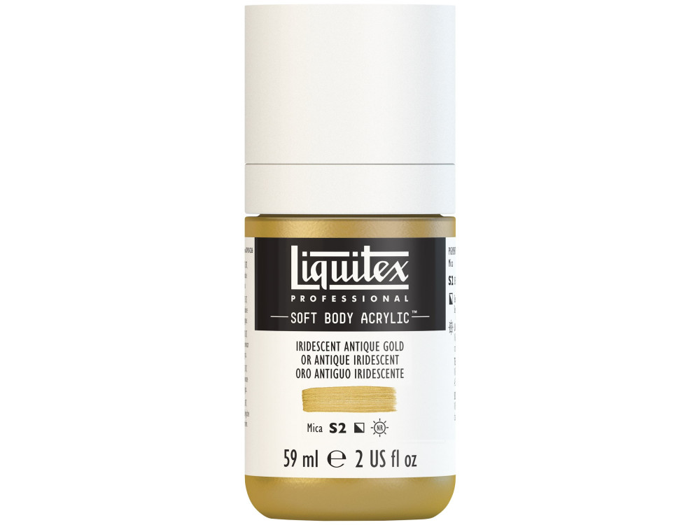 Farba akrylowa Soft Body - Liquitex - Antique Gold, 59 ml