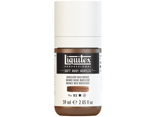 Acrylic Soft Body paint - Liquitex - Iridescent Rich Bronze, 59 ml