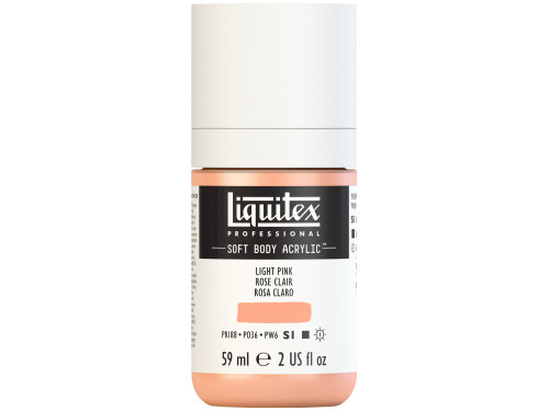Farba akrylowa Soft Body - Liquitex - Light Pink, 59 ml