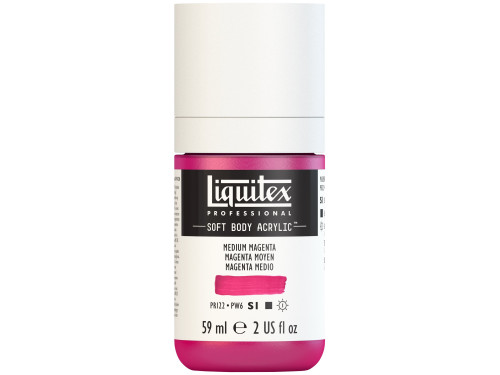 Acrylic Soft Body paint - Liquitex - Medium Magenta, 59 ml