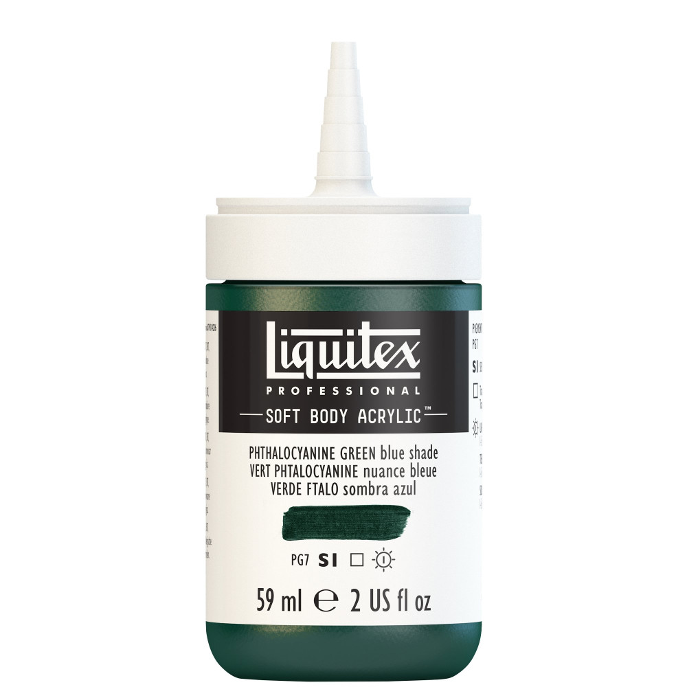 Farba akrylowa Soft Body - Liquitex - Phthalocyanine Green Blue Shade, 59 ml