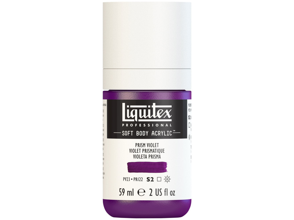 Farba akrylowa Soft Body - Liquitex - Prism Violet, 59 ml