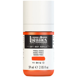 Acrylic Soft Body paint - Liquitex - Pyrrole Orange, 59 ml