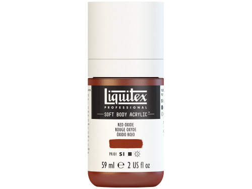 Farba akrylowa Soft Body - Liquitex - Red Oxide, 59 ml