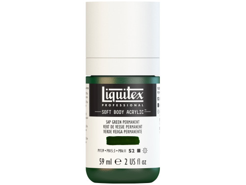 Farba akrylowa Soft Body - Liquitex - Sap Green Permanent, 59 ml