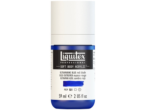 Acrylic Soft Body paint - Liquitex - Ultramarine Blue Red Shade, 59 ml