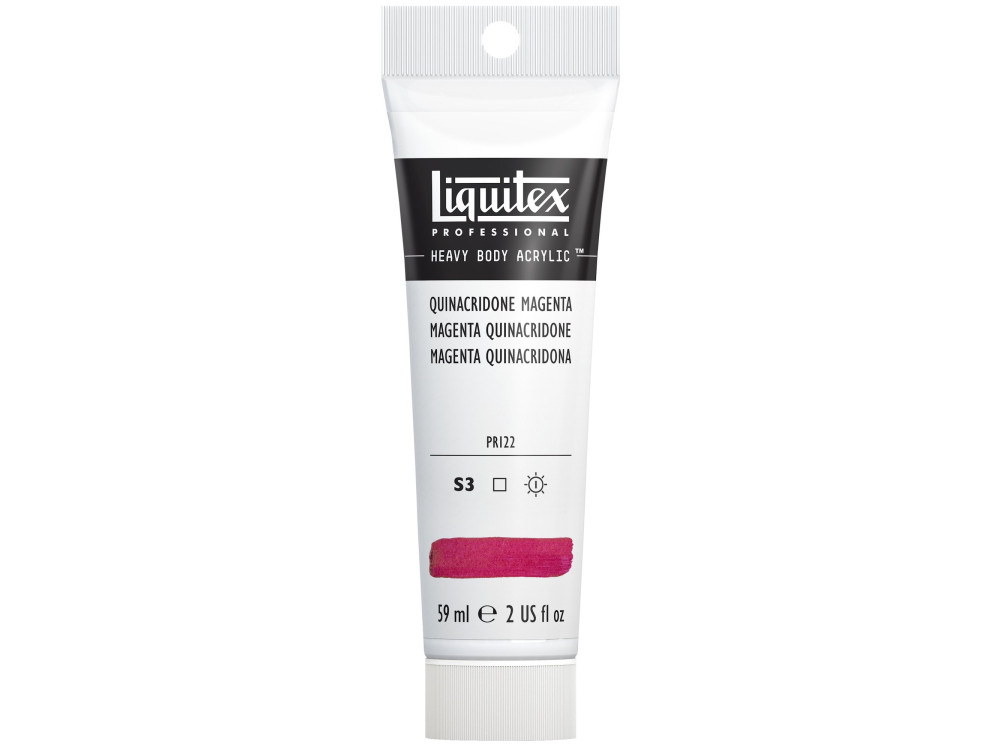 Acrylic Heavy Body paint - Liquitex - Quinacridone Magenta, 59 ml