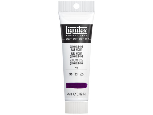 Acrylic Heavy Body paint - Liquitex - Quinacridone Blue Violet, 59 ml