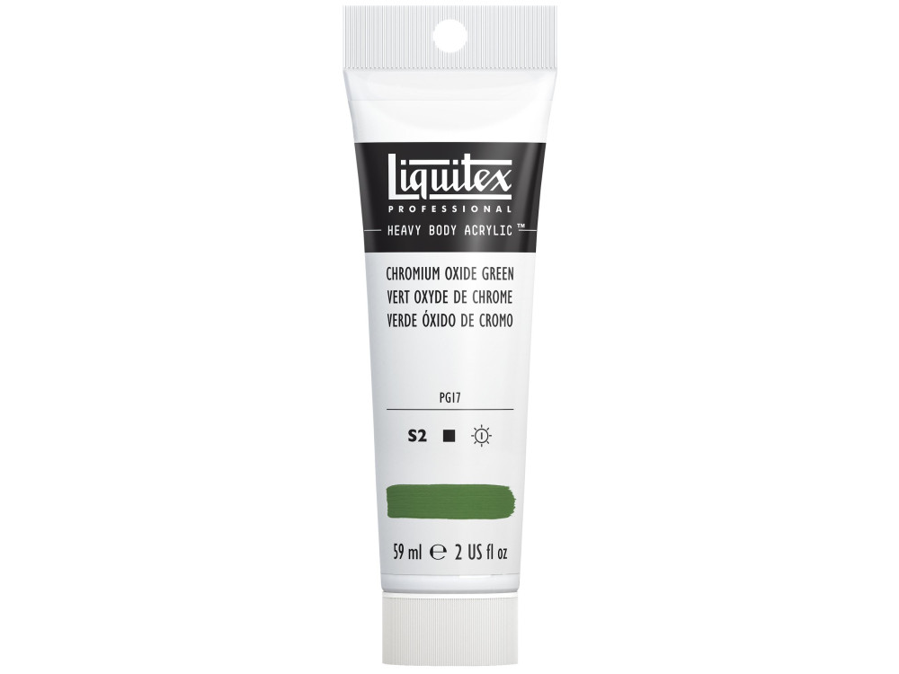 Acrylic Heavy Body paint - Liquitex - Chromium Oxide Green, 59 ml