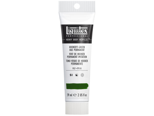 Acrylic Heavy Body paint - Liquitex - Hooker's Green Hue Permanent, 59 ml