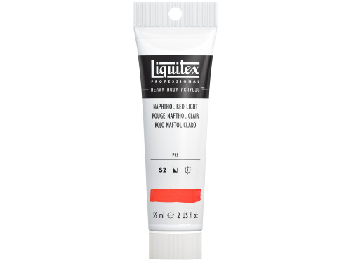 Acrylic Heavy Body paint - Liquitex - Naphthol Red Light, 59 ml