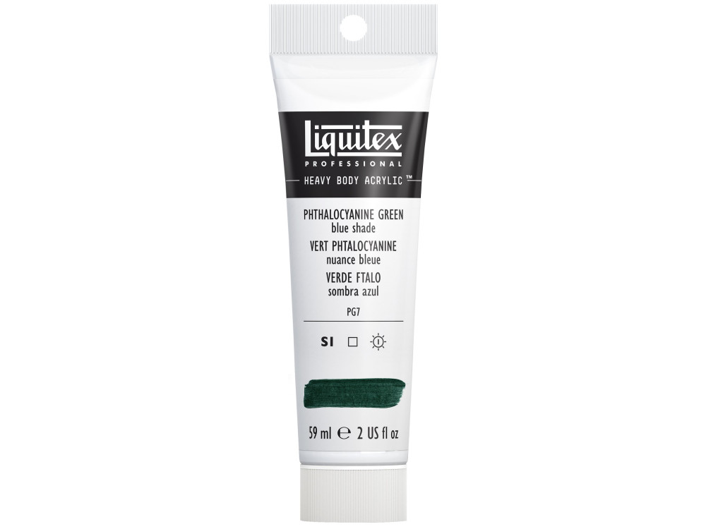 Farba akrylowa Heavy Body - Liquitex - Phthalocyanine Green Blue Shade, 59 ml