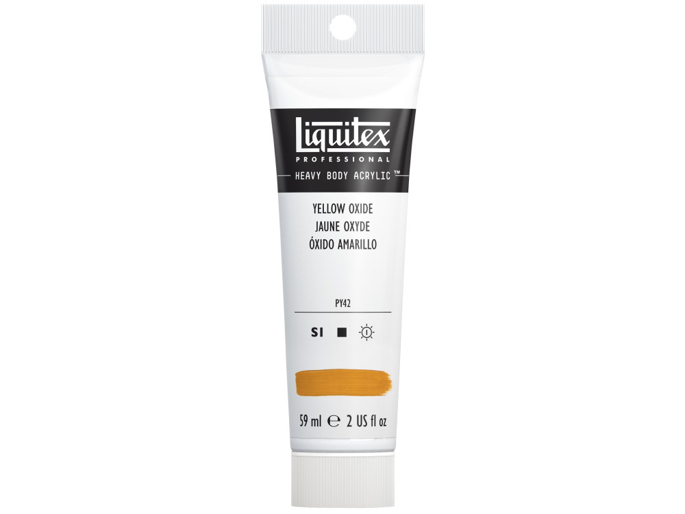 Farba akrylowa Heavy Body - Liquitex - Yellow Oxide, 59 ml