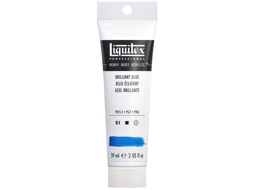 Acrylic Heavy Body paint - Liquitex - Brilliant Blue, 59 ml