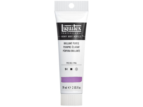 Farba akrylowa Heavy Body - Liquitex - Brilliant Purple, 59 ml